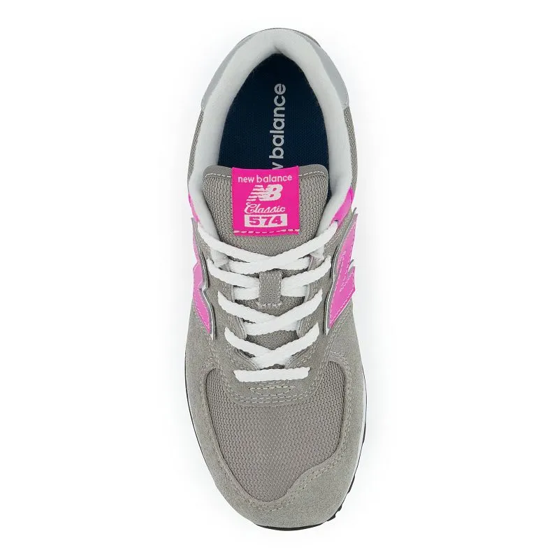 Kids’ New Balance 574 – Sizes 3.5-7- Grey/Pink