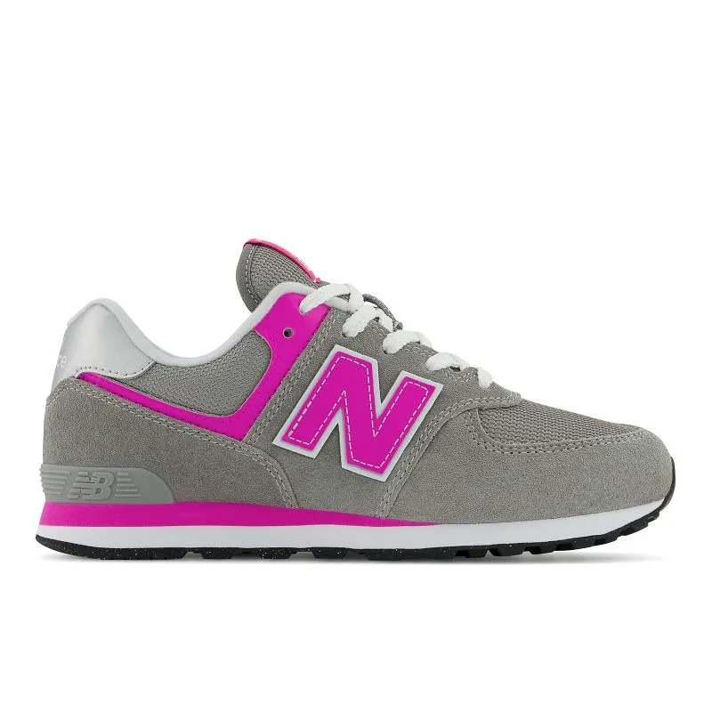 Kids’ New Balance 574 – Sizes 3.5-7- Grey/Pink