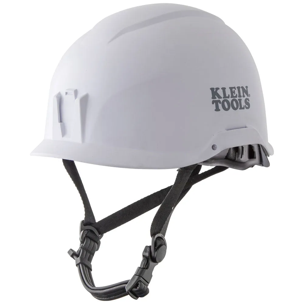 Klein Safety Helmet, Non-Vented-Class E, White #60145