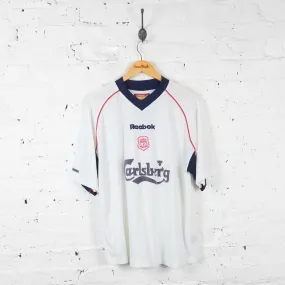 Liverpool 1998 Reebok Training Football Shirt - White - L