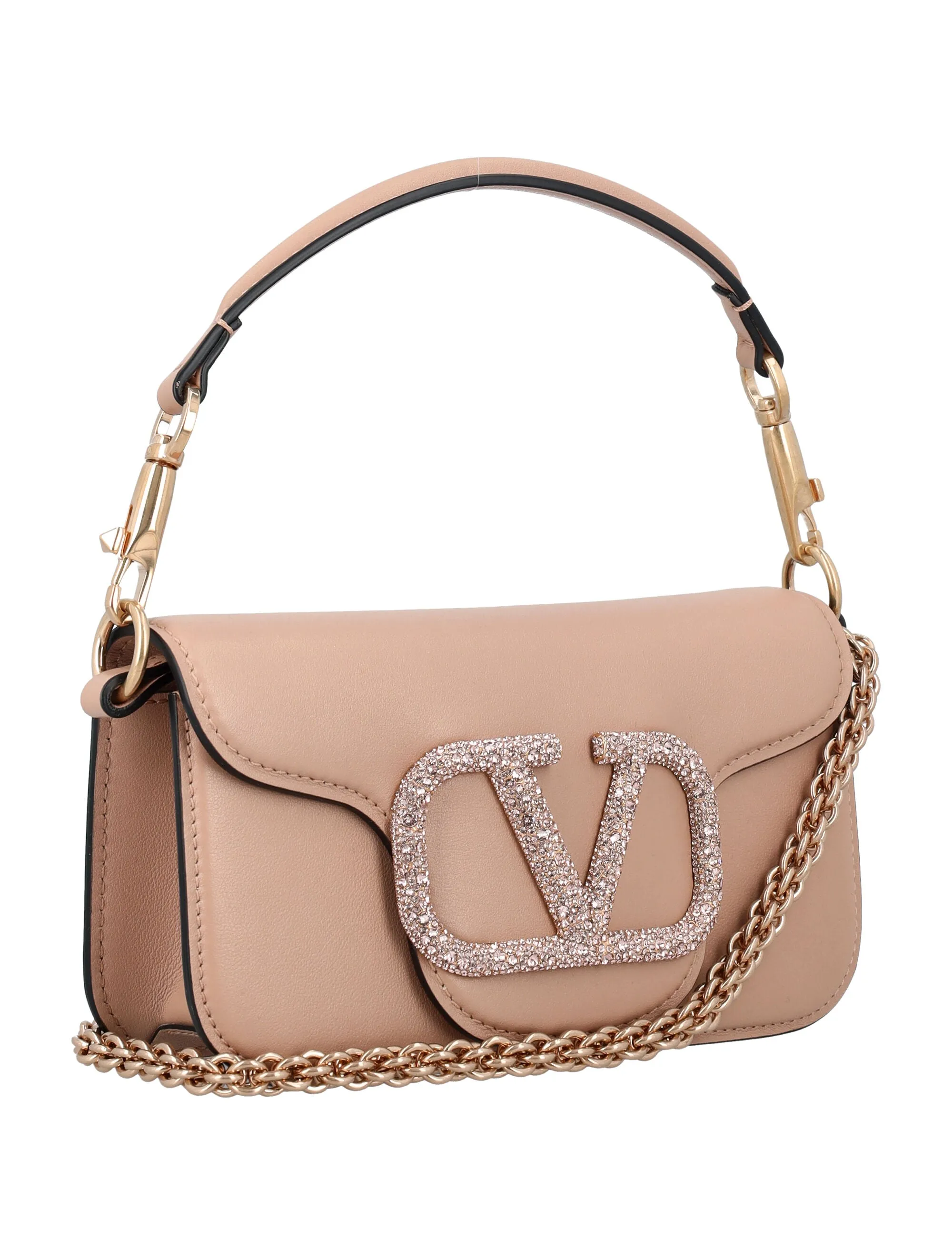 LOCO V CRYSTAL SHOULDER BAG