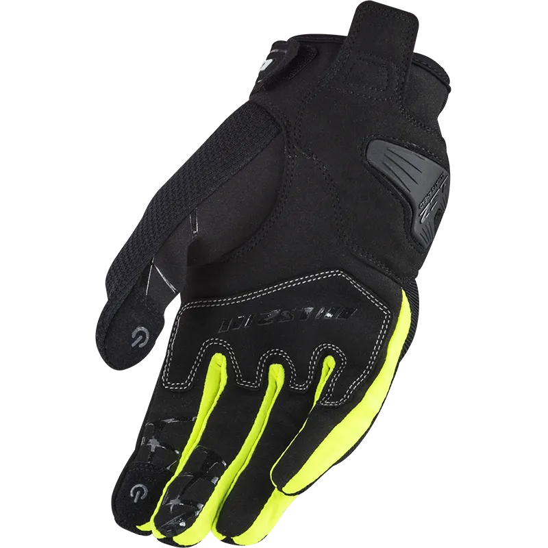 LS2 Dart 2 Man Gloves Black/High Visibility Yellow