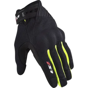 LS2 Dart 2 Man Gloves Black/High Visibility Yellow