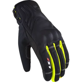 LS2 Jet 2 Man Gloves Black/High Visibility Yellow