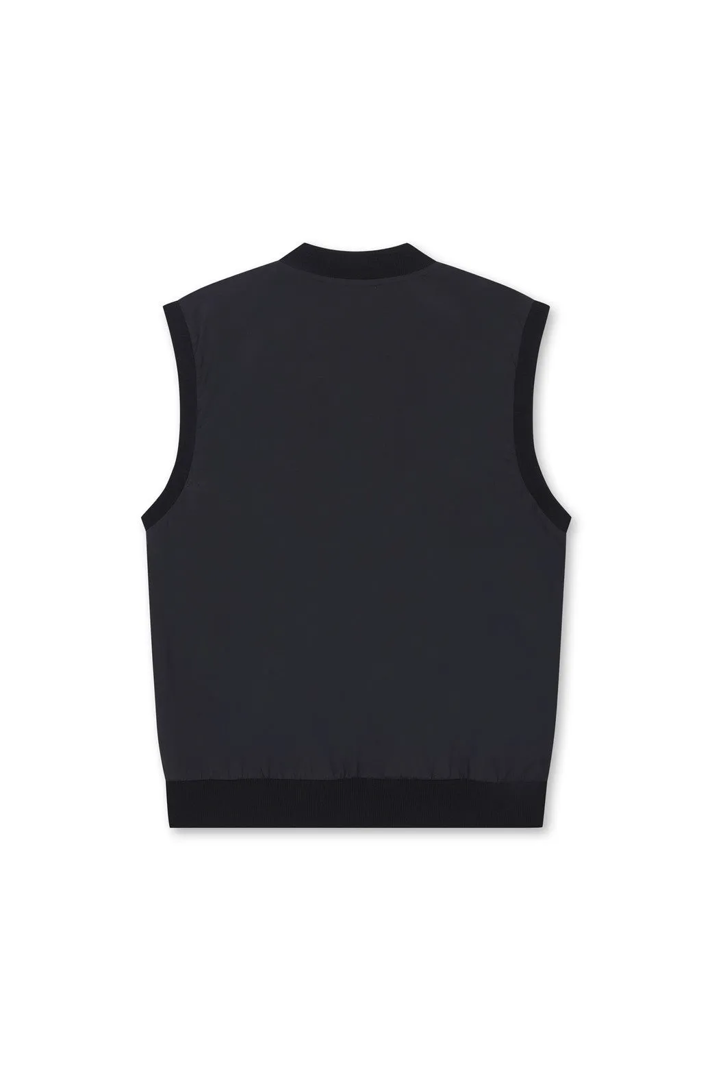 Men's ATHLETIC Hybrid Knit Vest Black