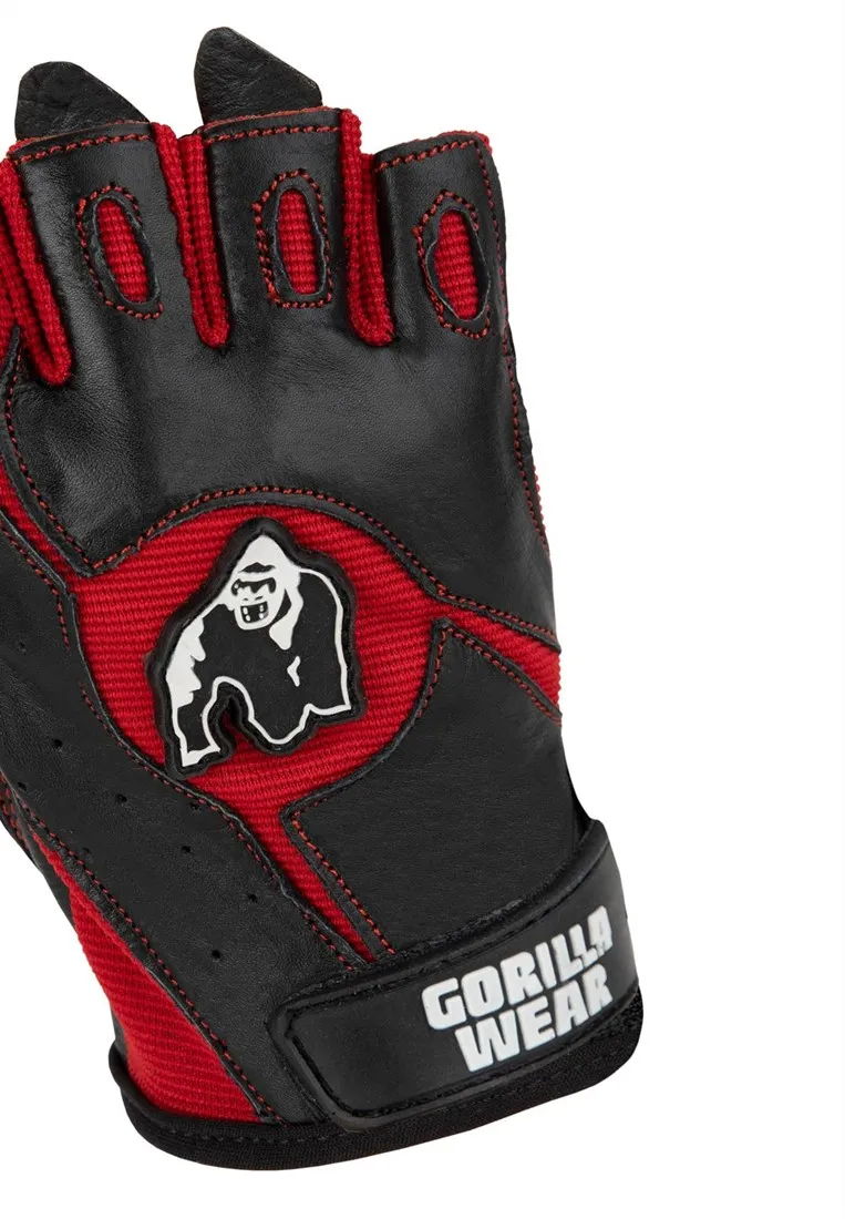 Mitchell Training Gloves - Black/Red - 3XL Gorilla Wear