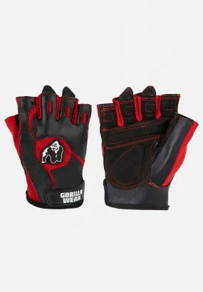 Mitchell Training Gloves - Black/Red - 3XL Gorilla Wear