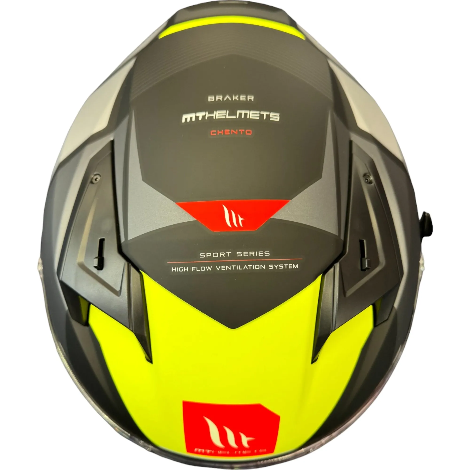 MT Braker Chento Helmet - Black/Yellow