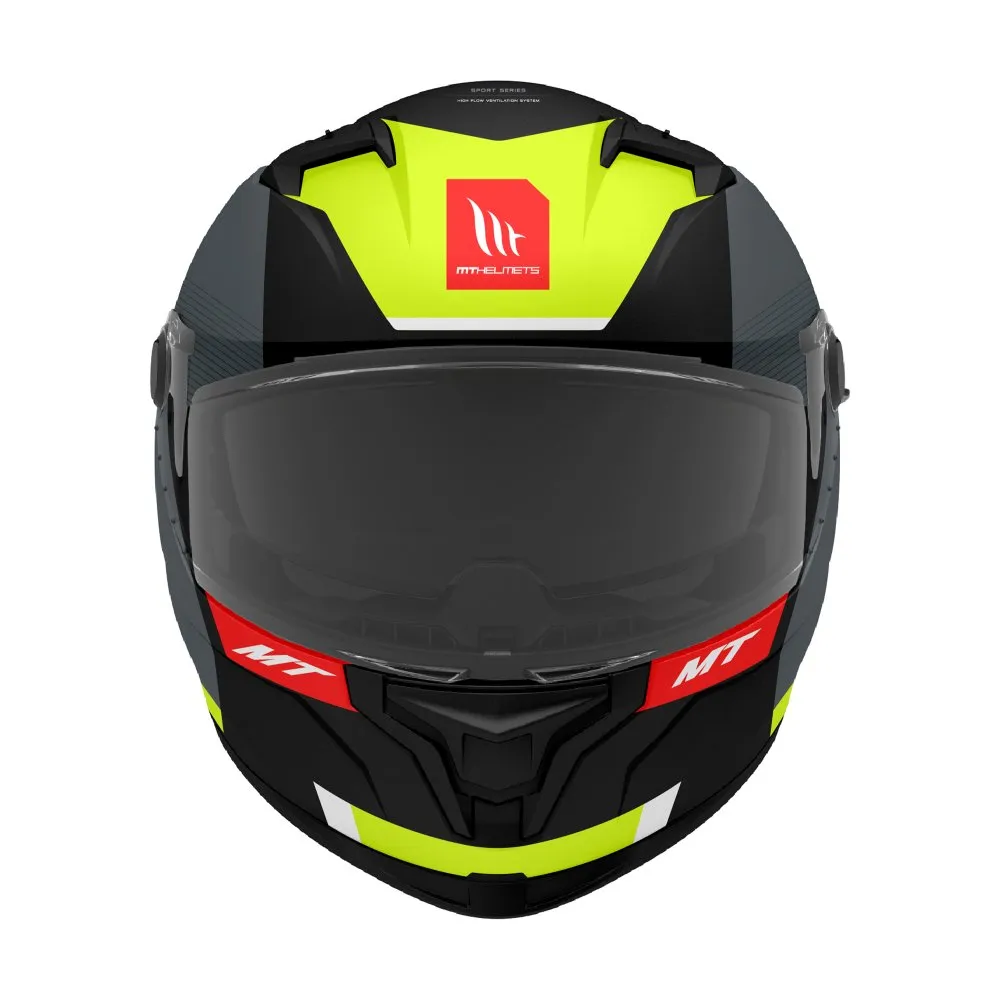 MT Braker Chento Helmet - Black/Yellow