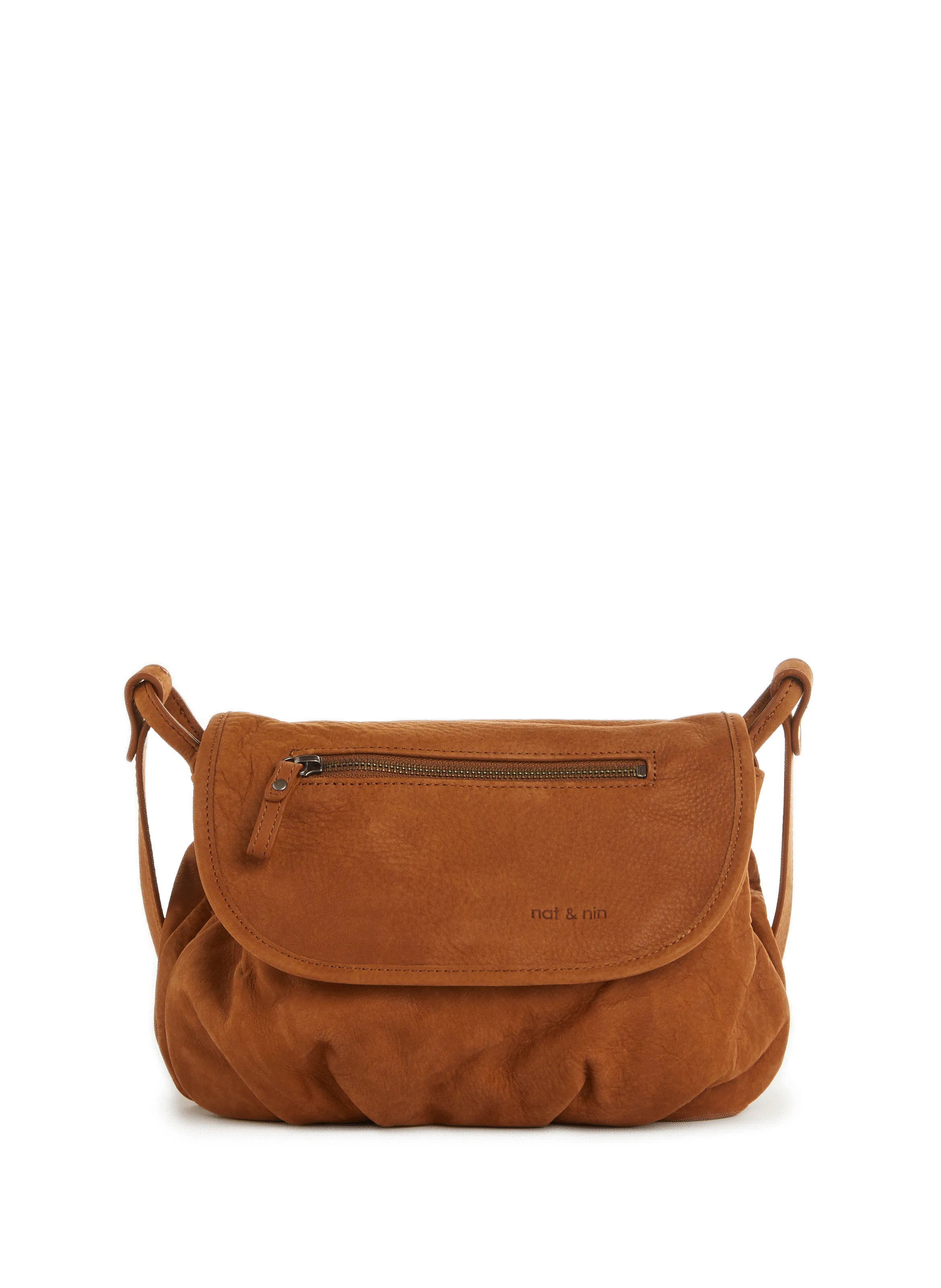 Nat & nin  Jen leather shoulder bag - Brown