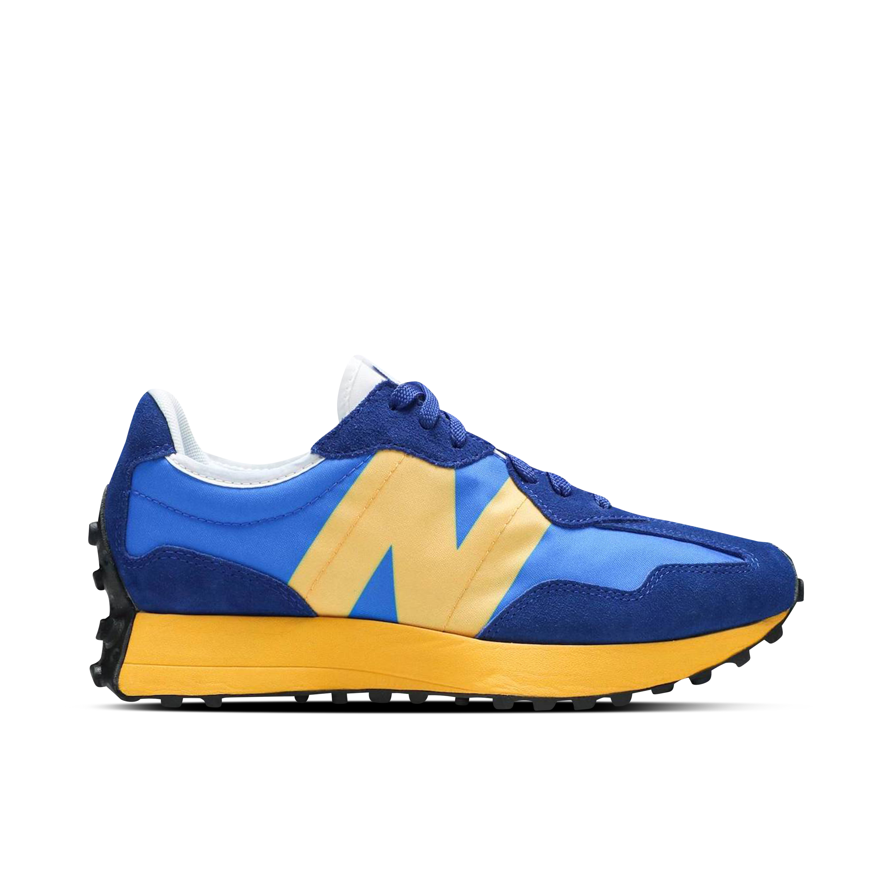 New Balance 327 Marine Blue Yellow | MS327CLB | Laced