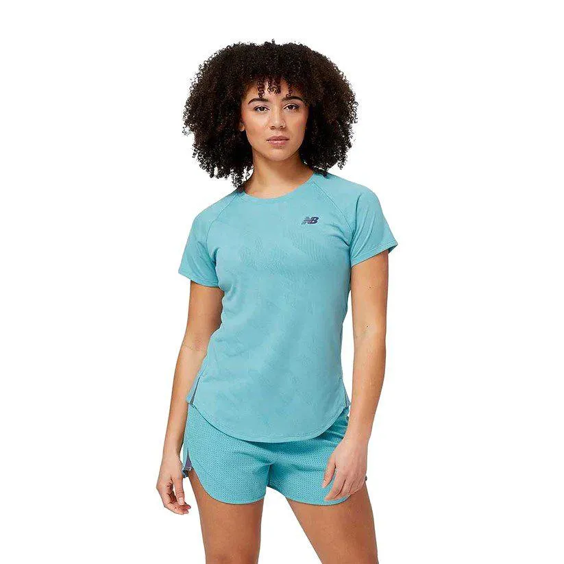 New Balance Women's Q Speed Jacquard Short Sleeve Tee