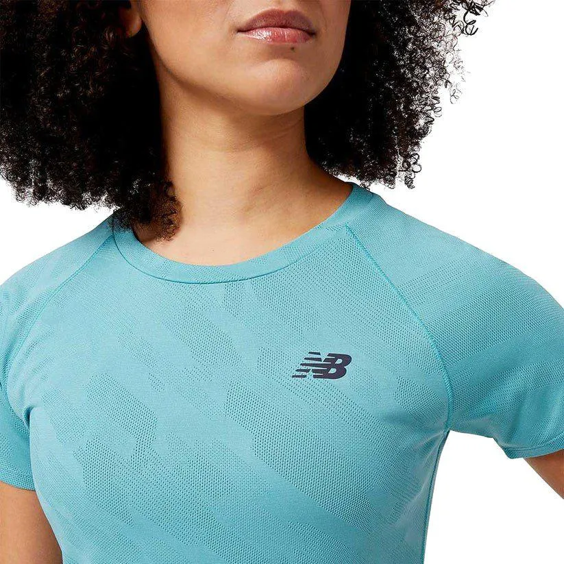 New Balance Women's Q Speed Jacquard Short Sleeve Tee