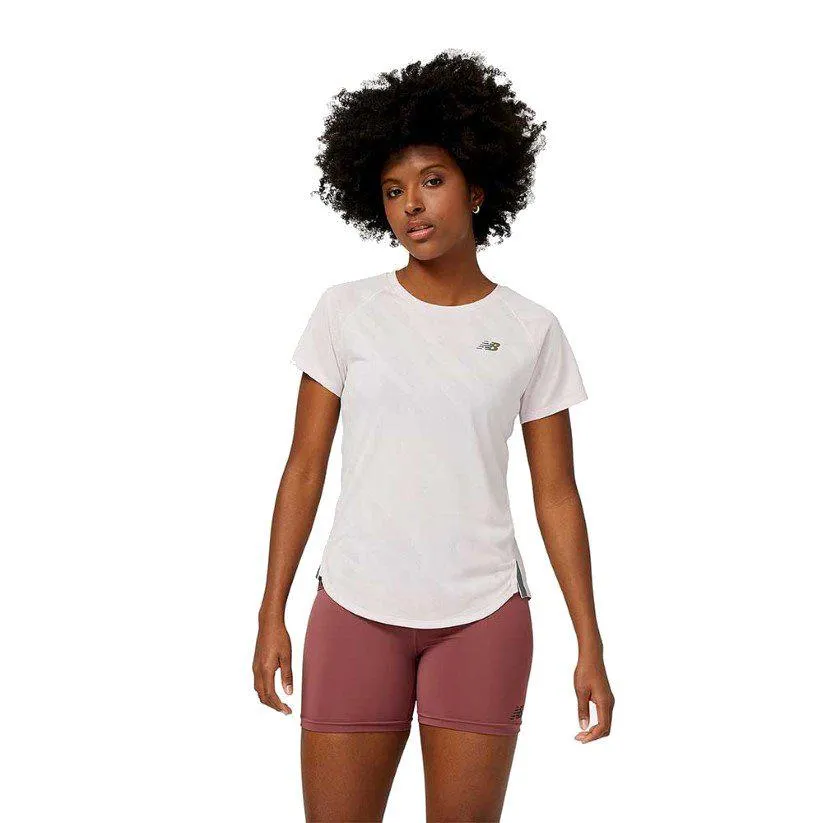 New Balance Women's Q Speed Jacquard Short Sleeve Tee