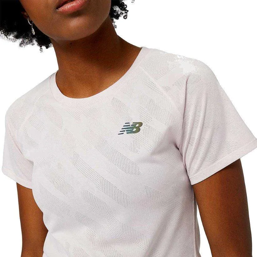 New Balance Women's Q Speed Jacquard Short Sleeve Tee