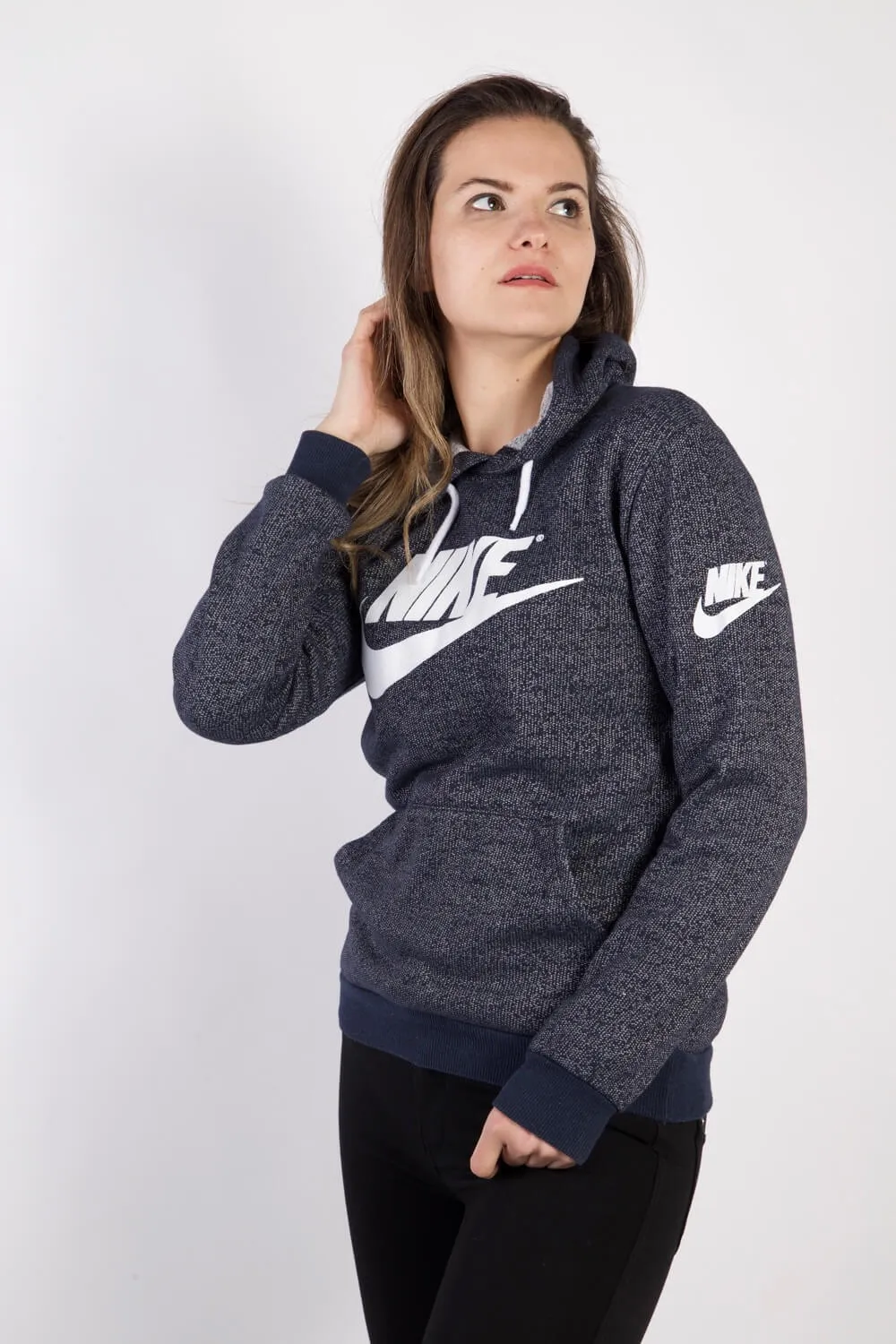 Nike Hoodie Sweatshirt 90s L - Pepper Tree London