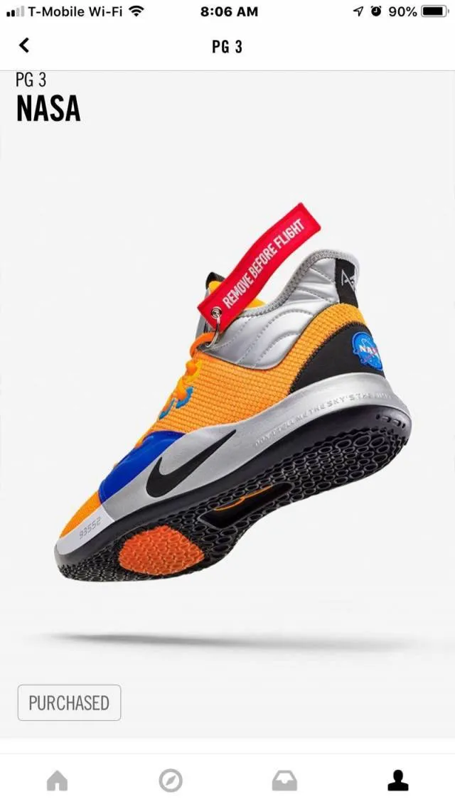 Nike PG 3 NASA