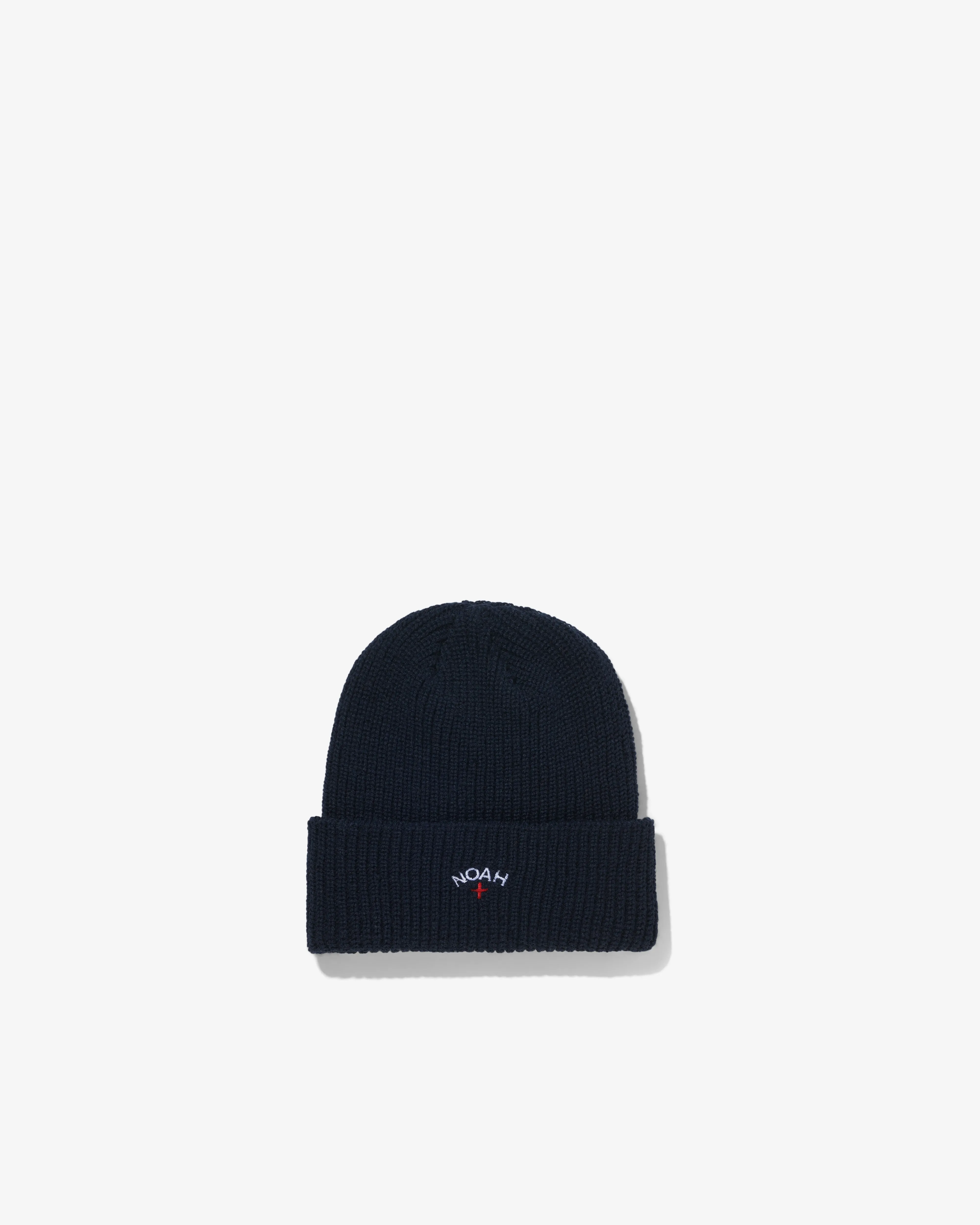 Noah Men's Core Logo Beanie  Navy