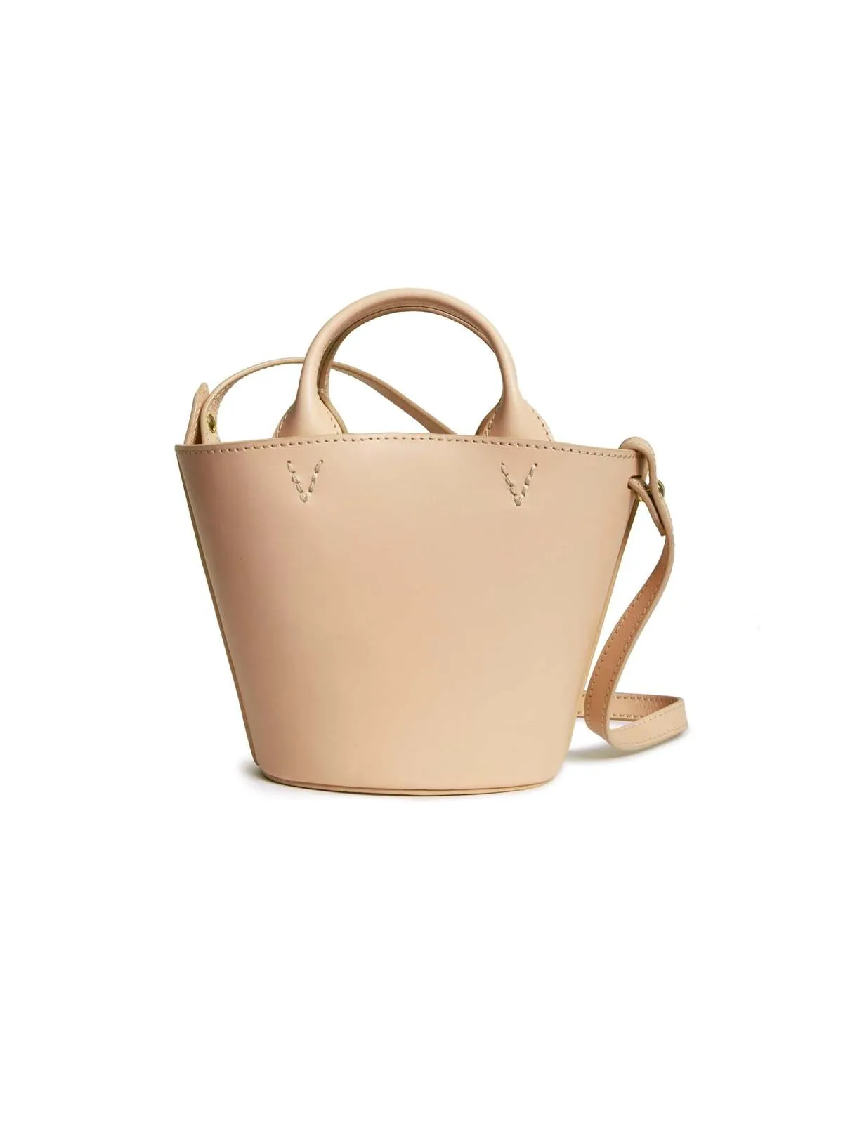 ODP Mini Cesta Leather Basket Bag