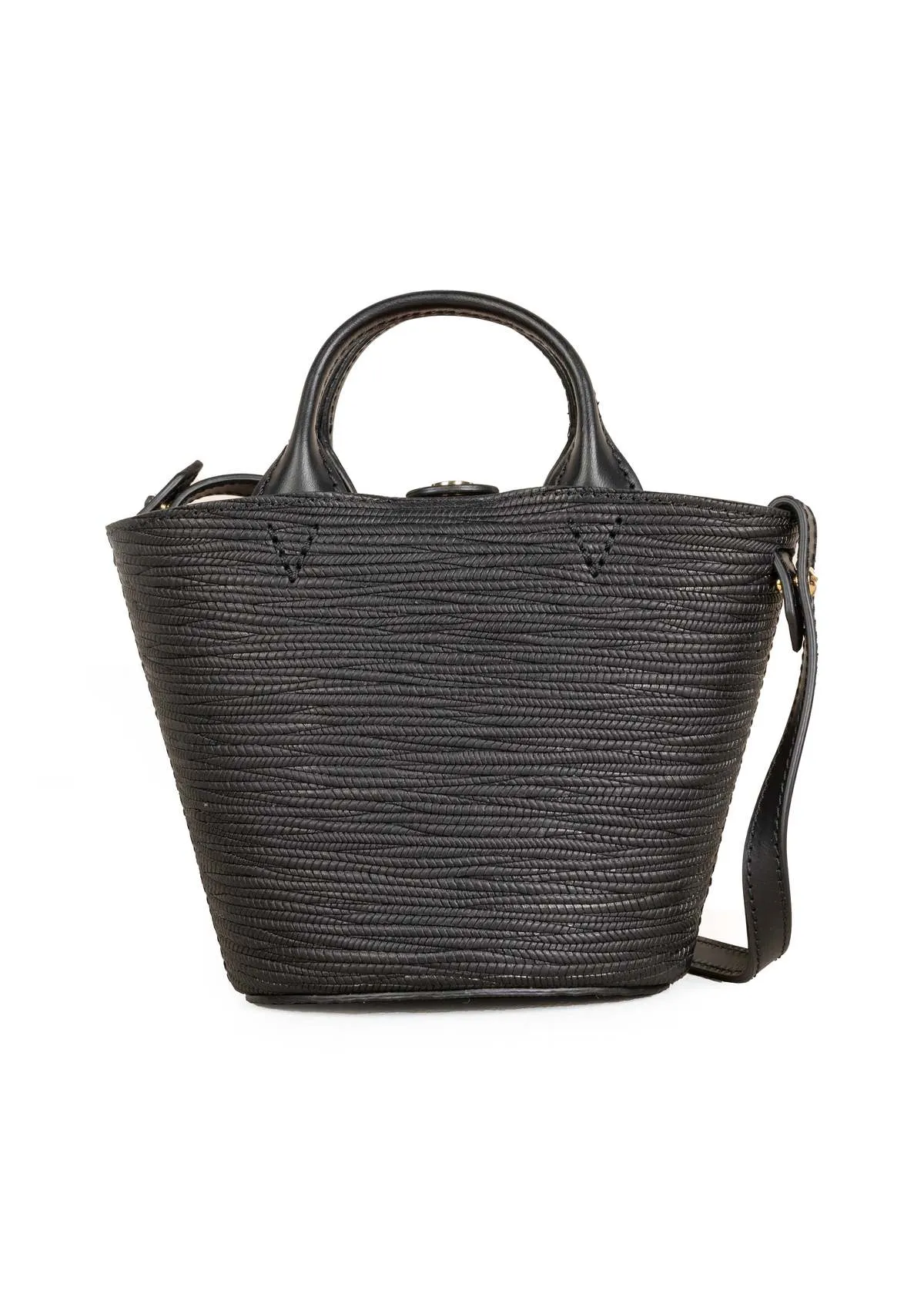 ODP Mini Cesta Leather Basket Bag