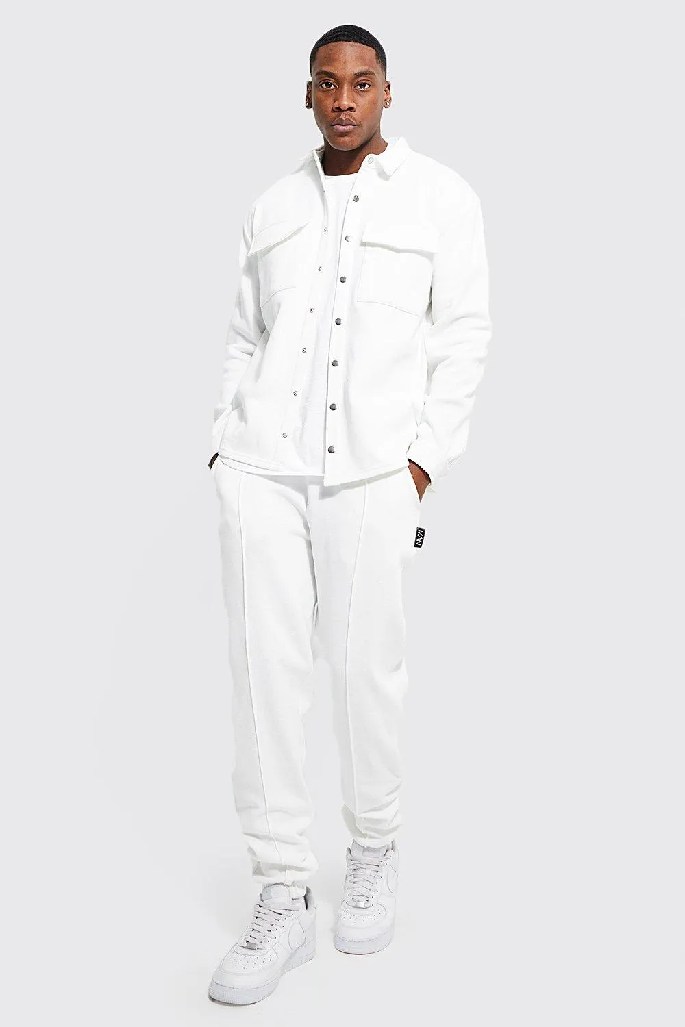 Oversized Jersey Shirt Tracksuit