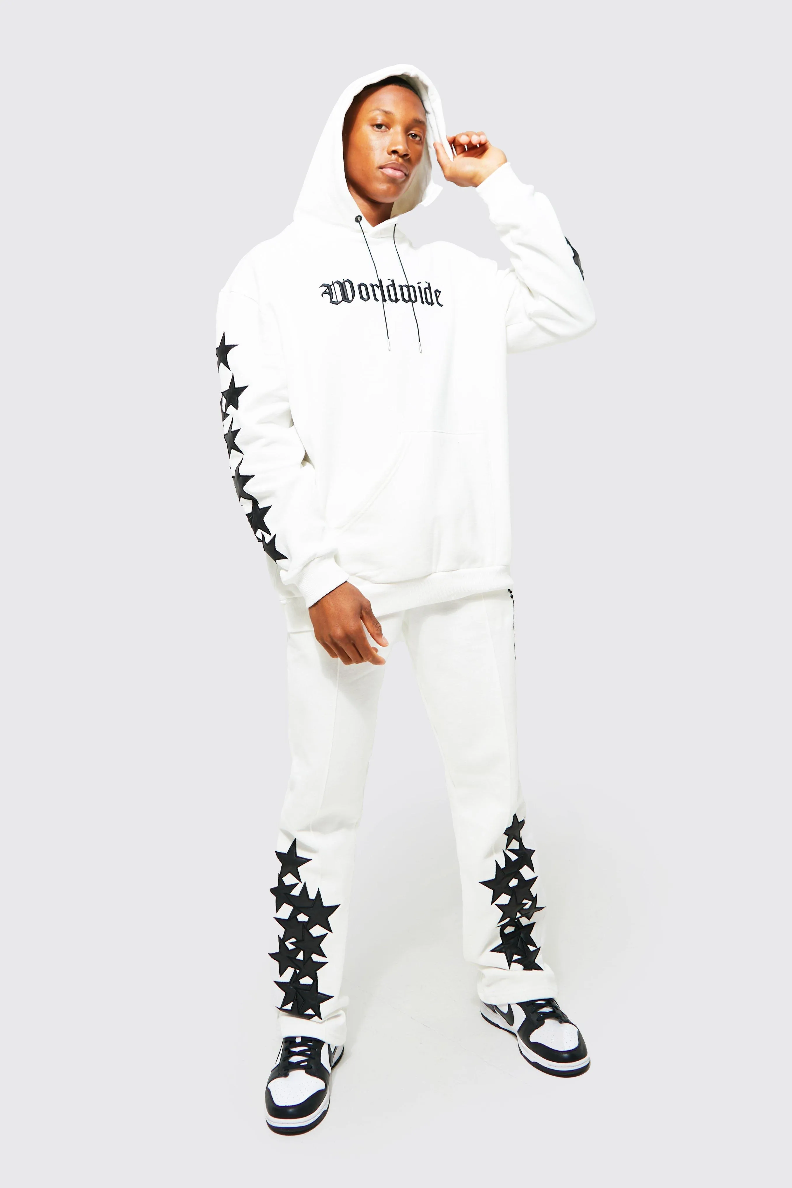 Oversized Worldwide Star Applique Tracksuit