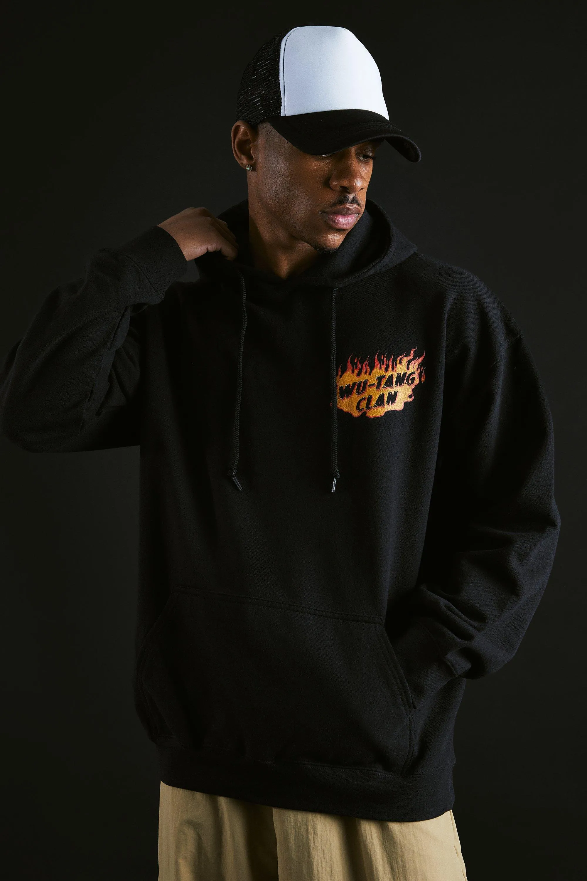 Oversized Wu Tang Clan License Hoodie | boohooMAN UK