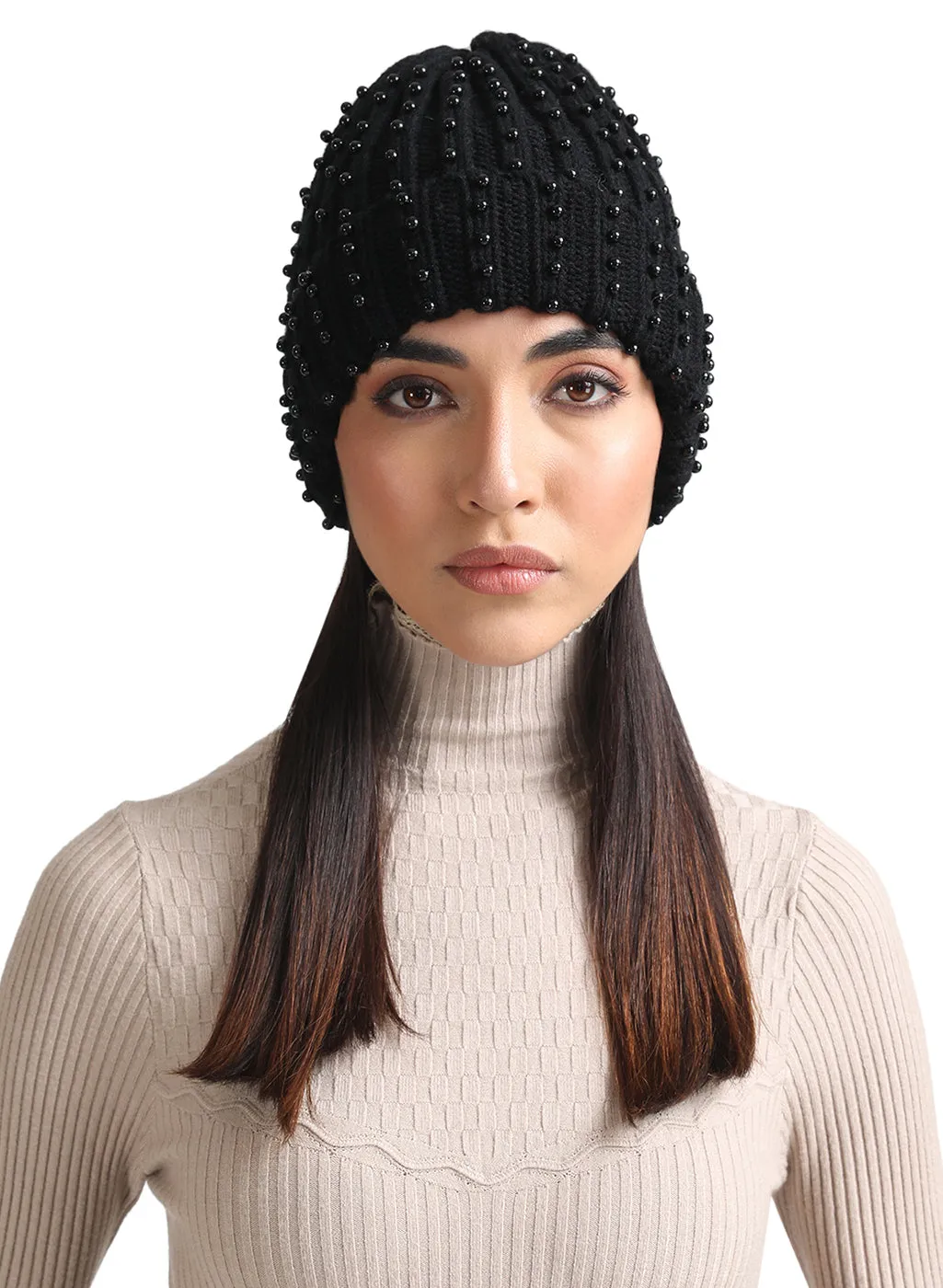 Pearl Knitted Beanie