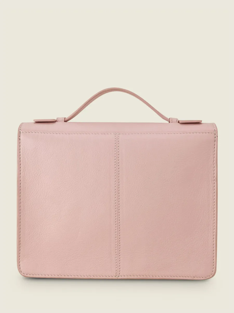 Pink Leather Cross-Body Bag for Women - Simone Pastel Pink | PAUL MARIUS