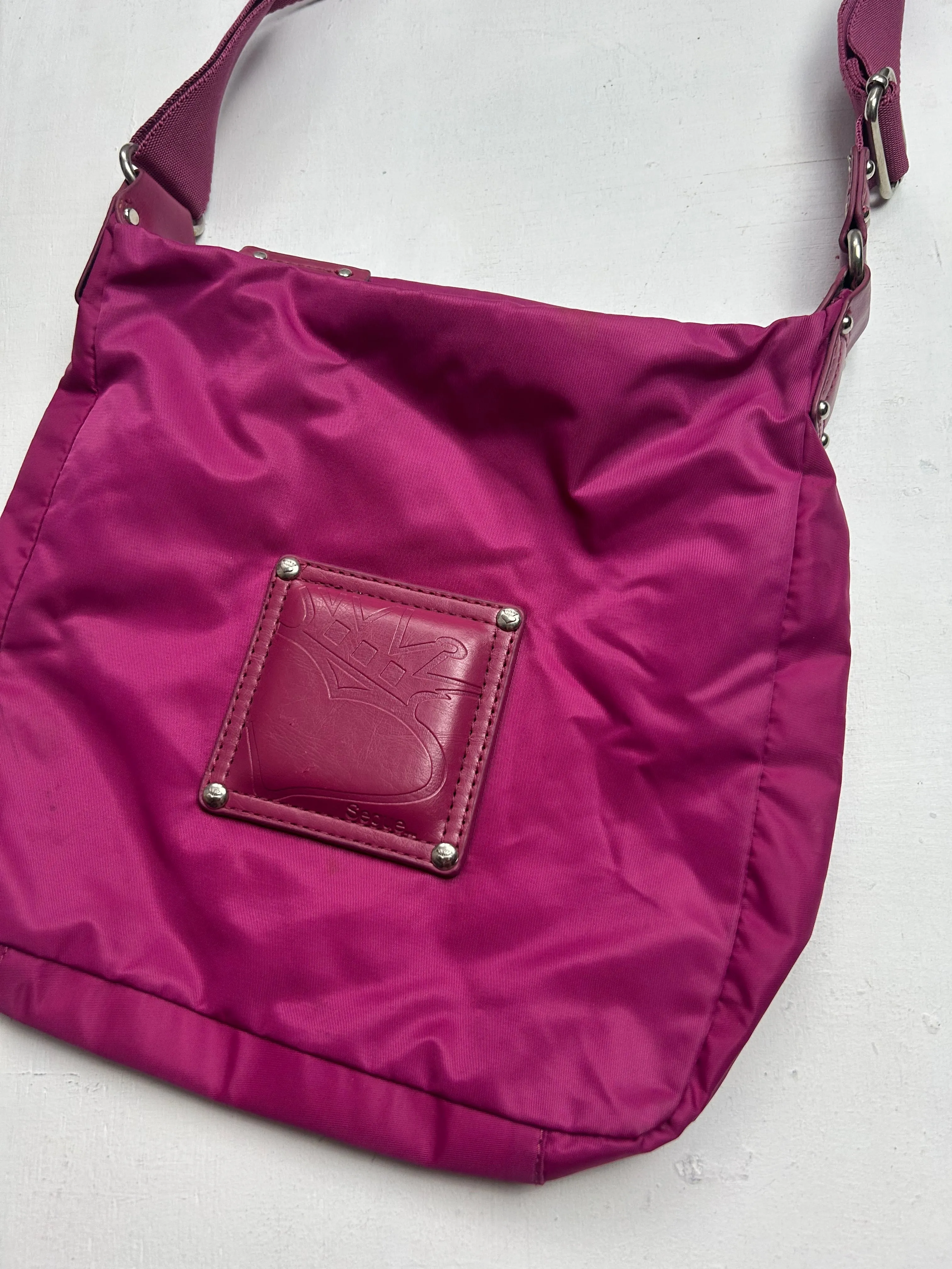 Pink y2k vintage besace shoulder bag