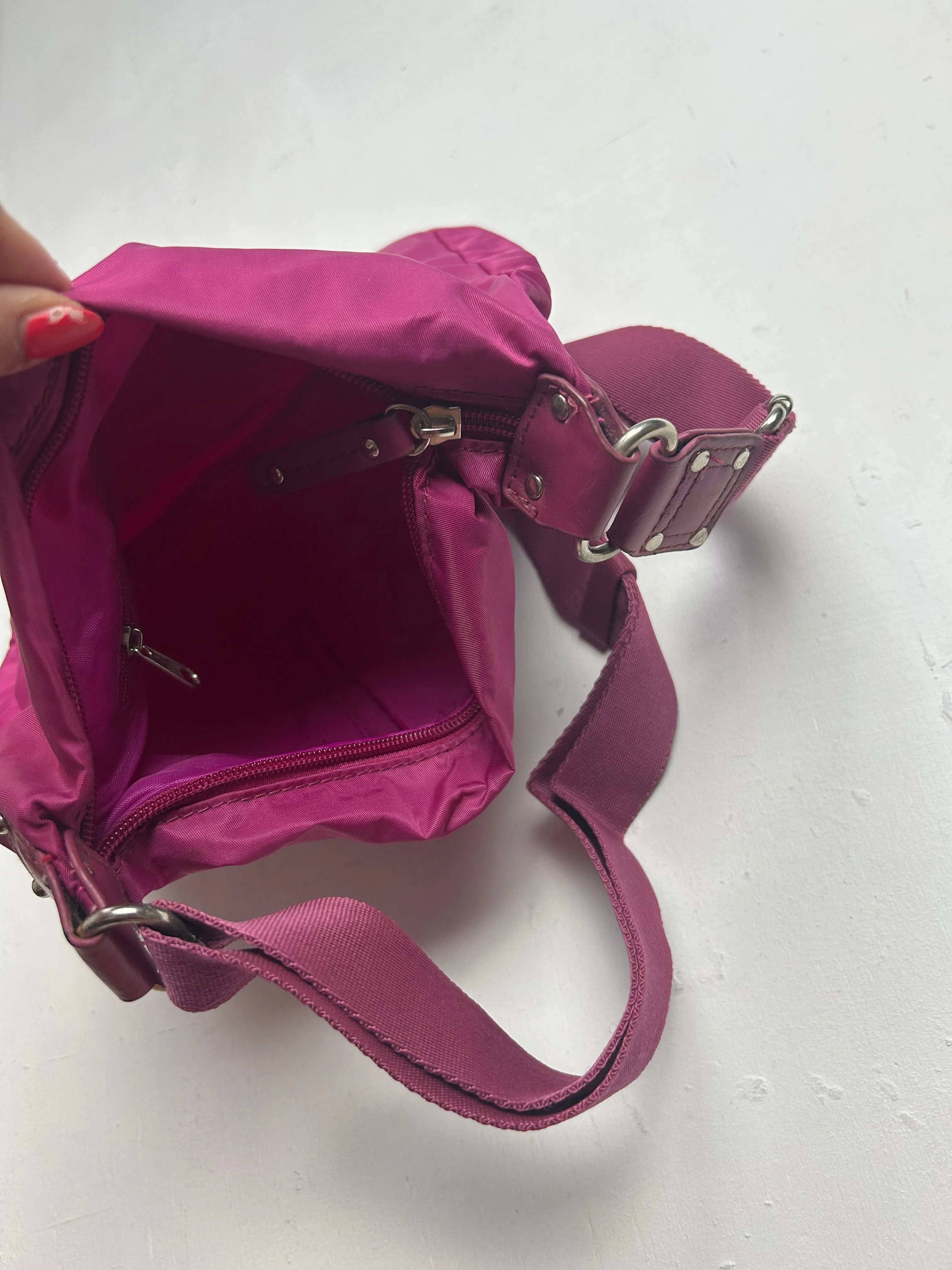 Pink y2k vintage besace shoulder bag