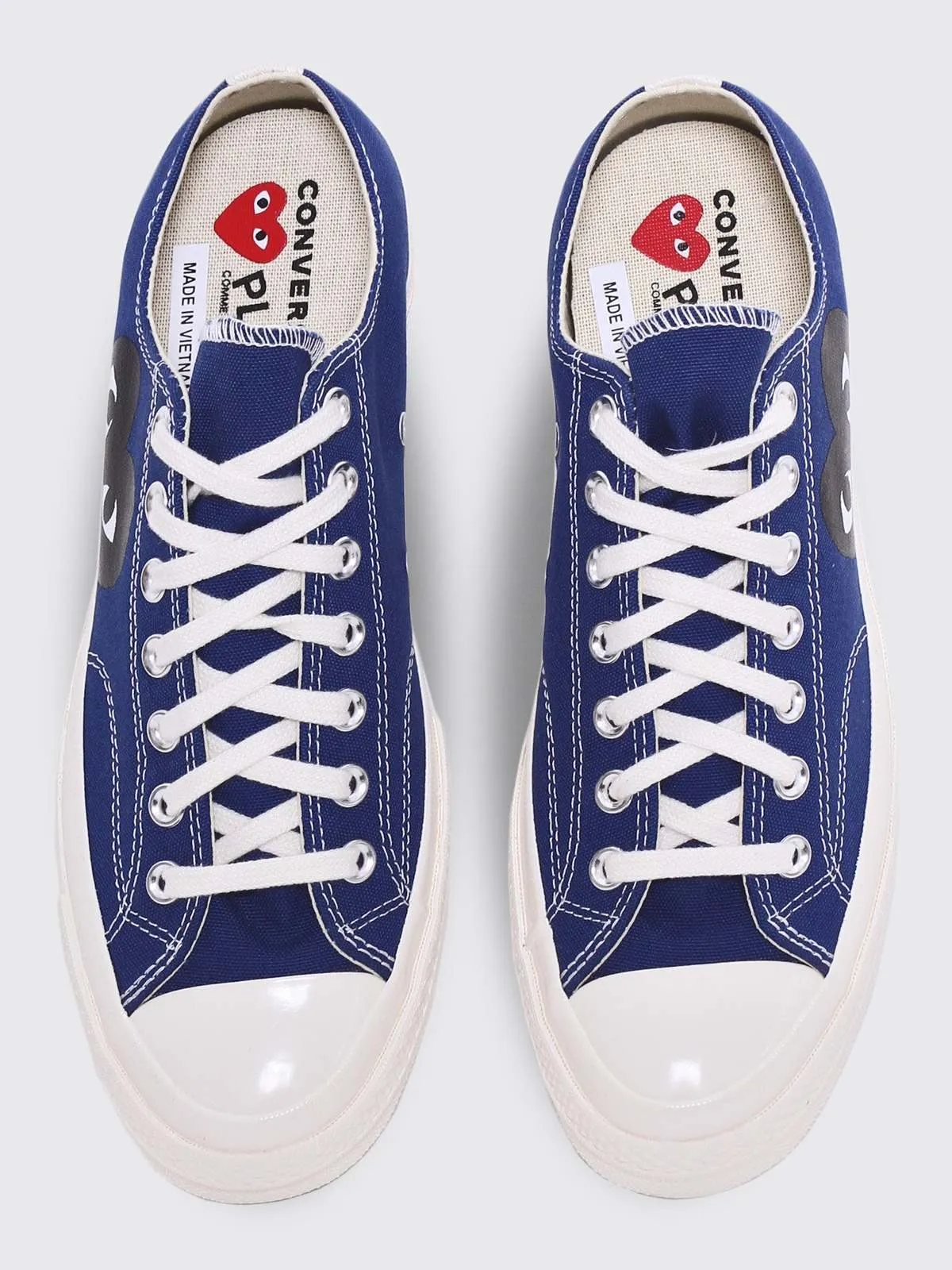 Play Black Heart Converse Chuck All Star 70 Low Sneakers  - Blue