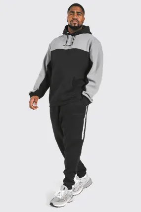 Plus Official Man Tape Hooded Tracksuit