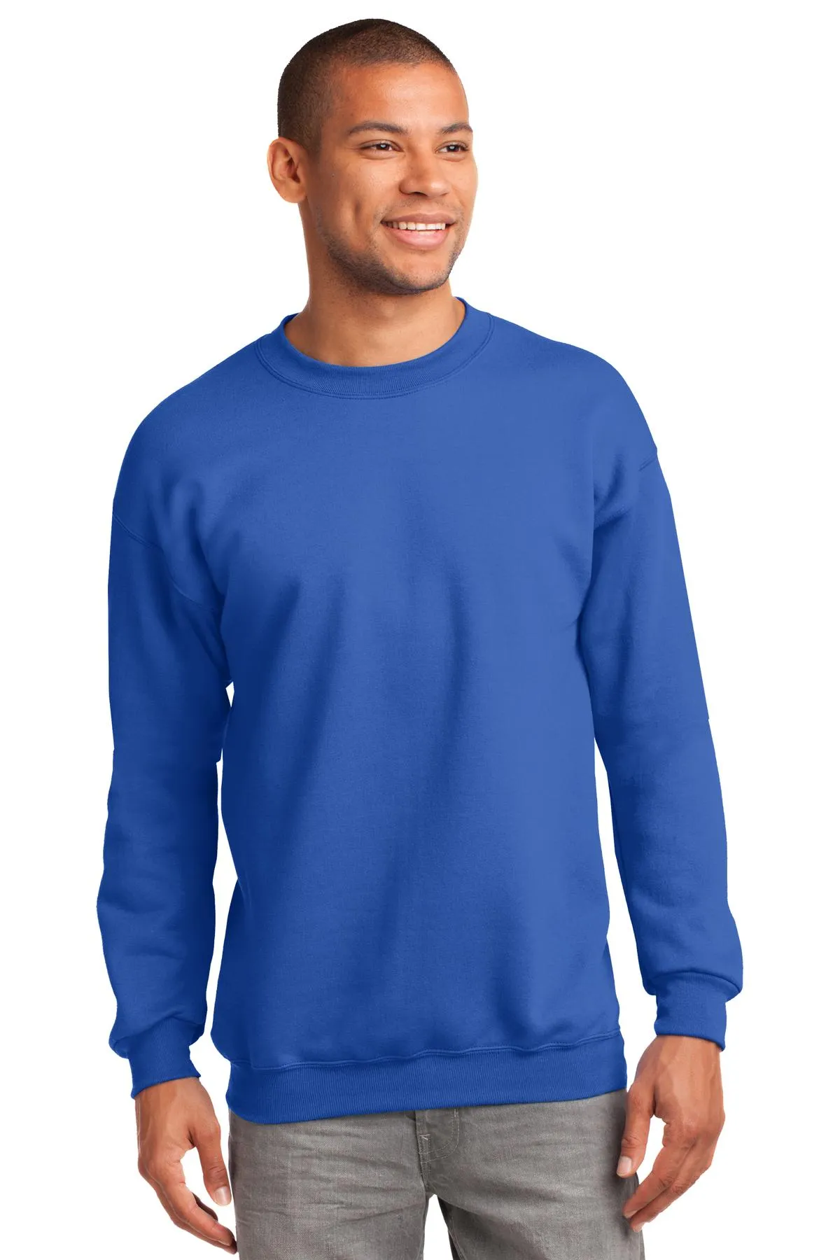 Port & Company - Essential Fleece Crewneck Sweatshirt.  PC90 1of2