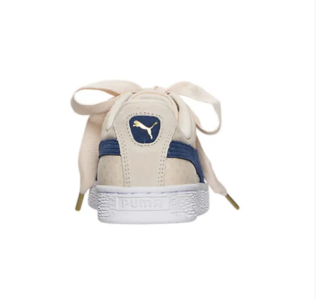 Puma Basket Heart Denim Oatmeal Twilight Blue 36337103 W...