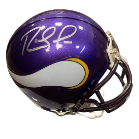 Randy Moss Autographed Minnesota Vikings Mini Helmet