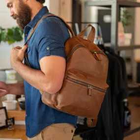 Reclaimed Backpack in Heirloom Oak by Moore & Giles