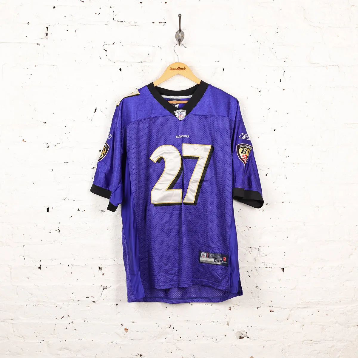 Reebok Baltimore Ravens Rice NFL Jersey - Purple - L