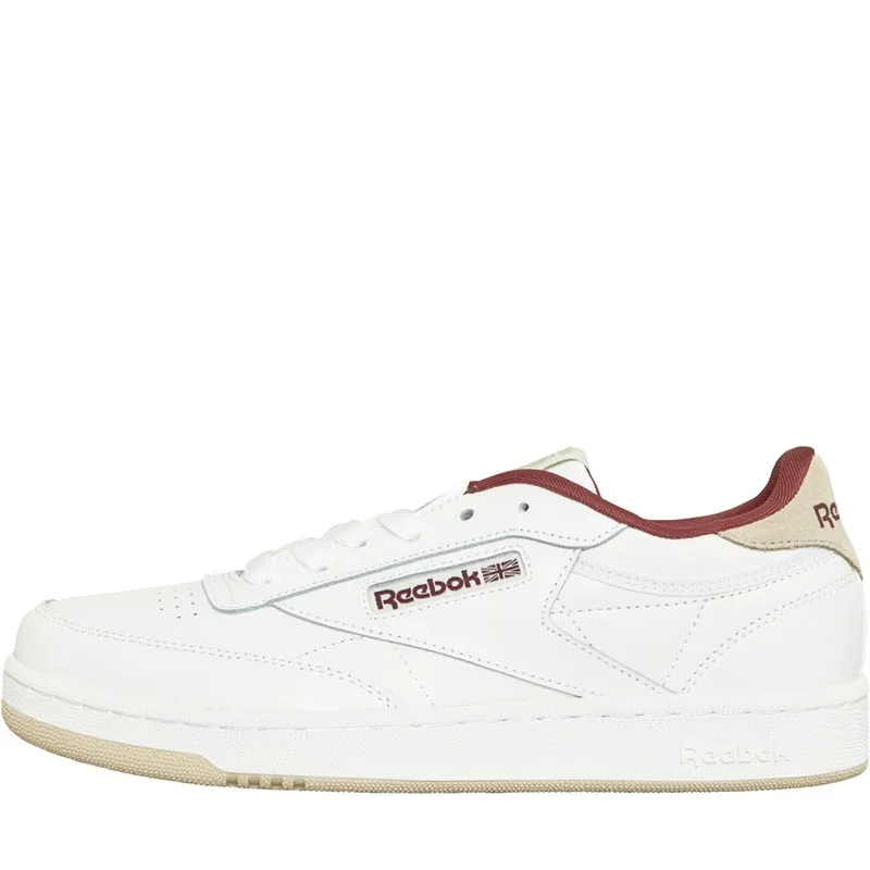 Reebok Classics Junior Club C Trainers White/Stucco/Chalk