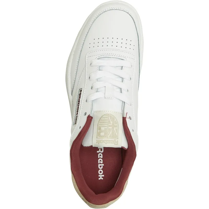 Reebok Classics Junior Club C Trainers White/Stucco/Chalk