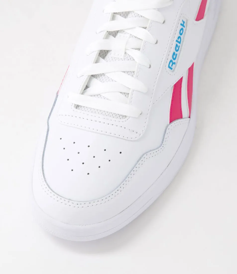 REEBOK Court Advance W White Pink Blue Sneakers