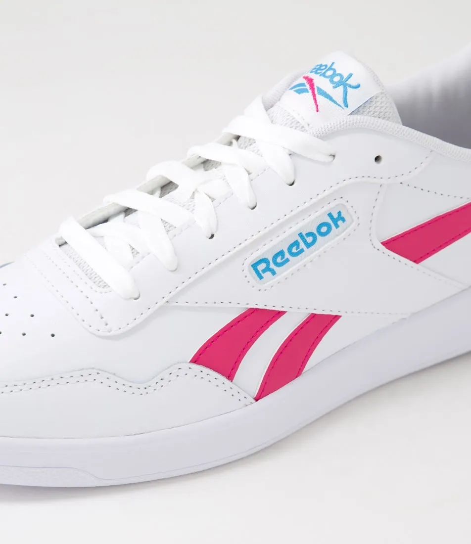 REEBOK Court Advance W White Pink Blue Sneakers