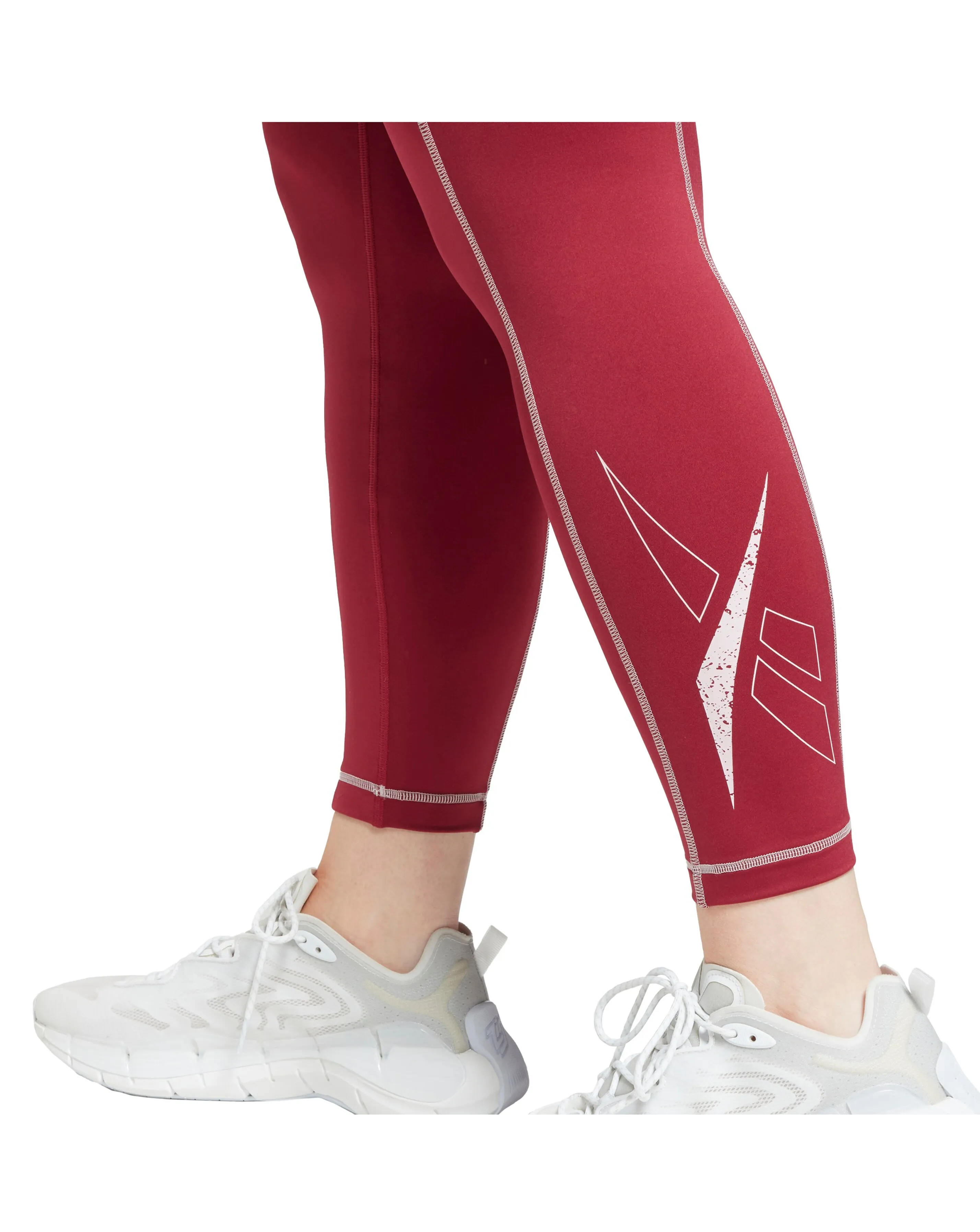 Reebok WOR Big Logo Tight Plus Size | Simply Be