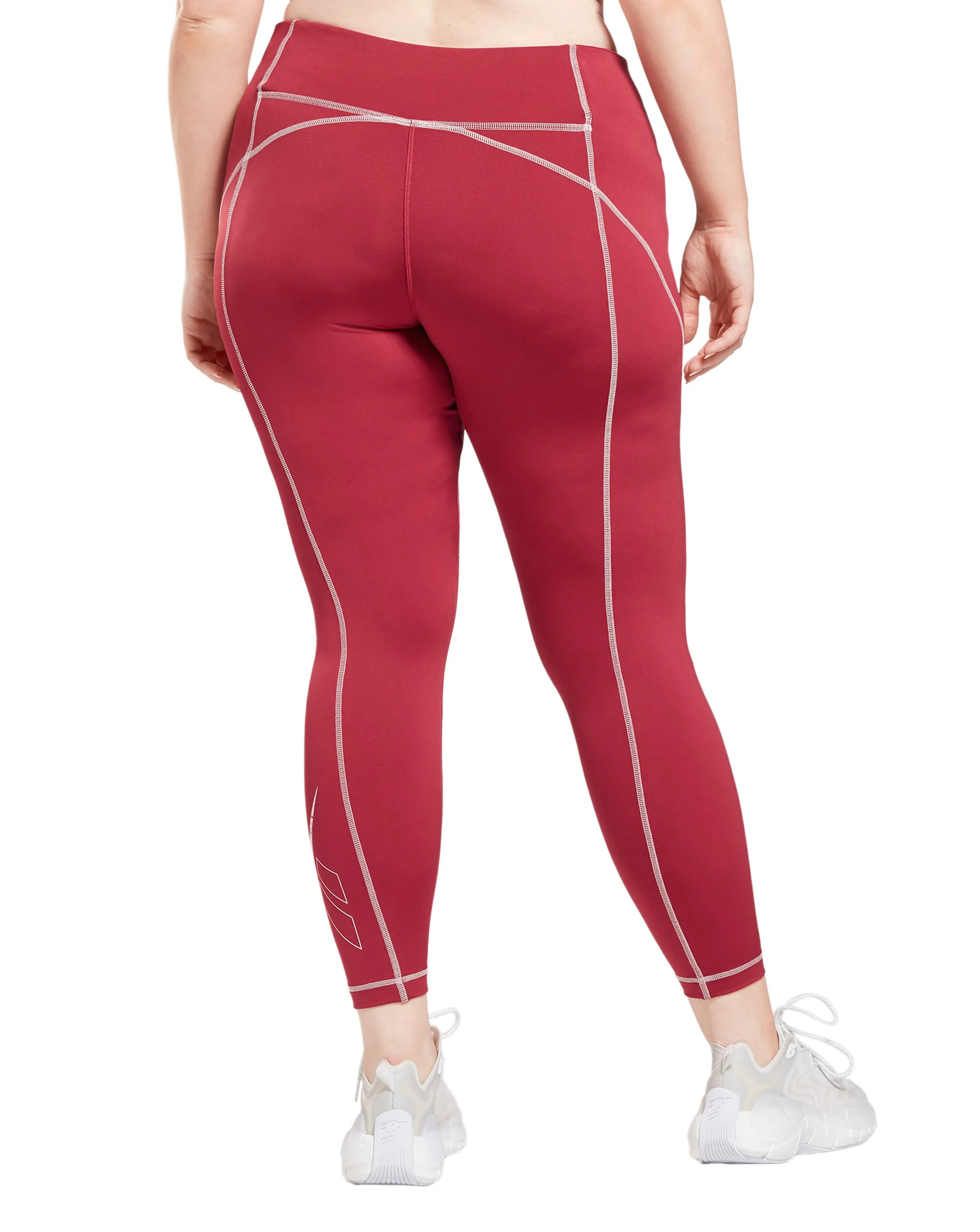 Reebok WOR Big Logo Tight Plus Size | Simply Be