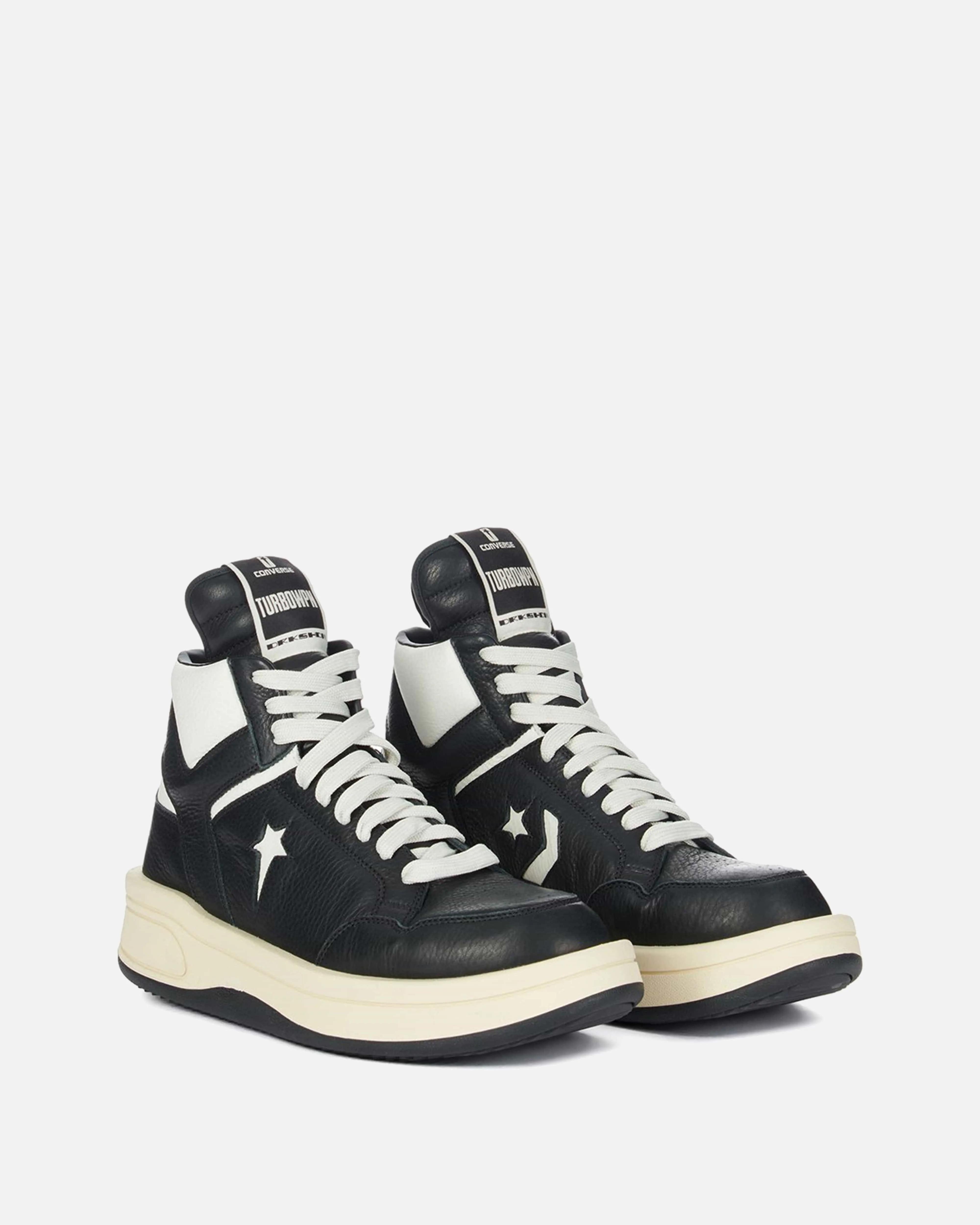 Rick Owens DRKSHDW Converse TURBOWPN in Black/Natural