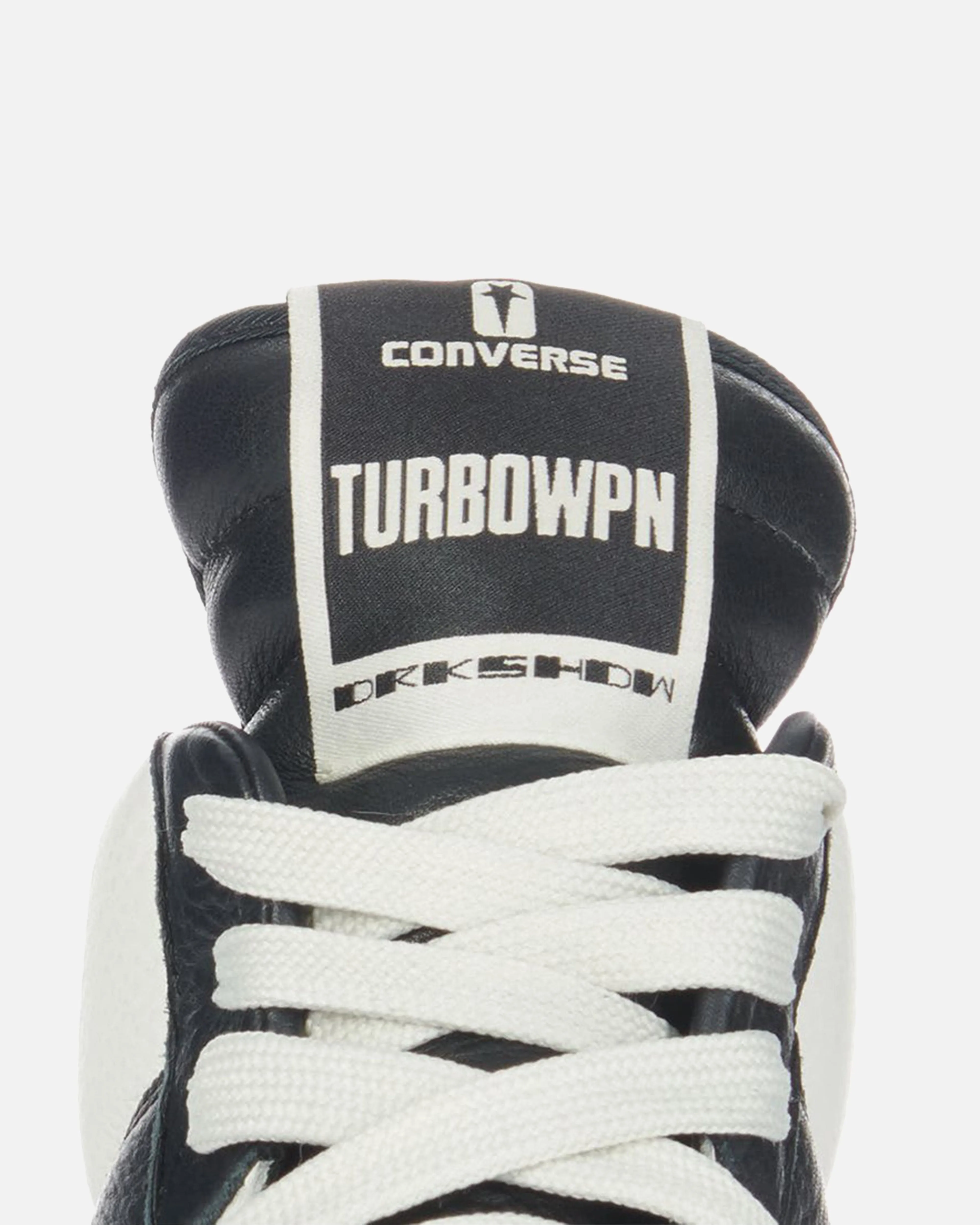 Rick Owens DRKSHDW Converse TURBOWPN in Black/Natural