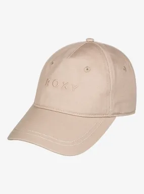 Roxy Dear Believer Logo Hat-Warm Taupe