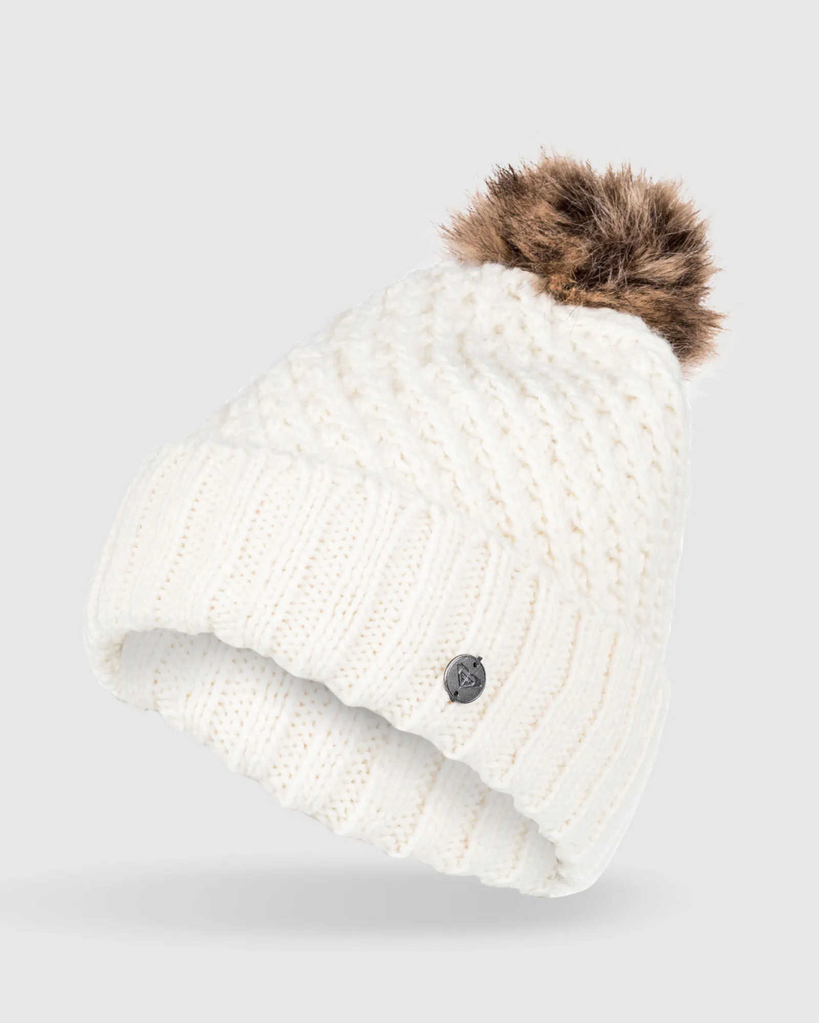 Roxy Womens Blizzard Beanie - Egret | SurfStitch