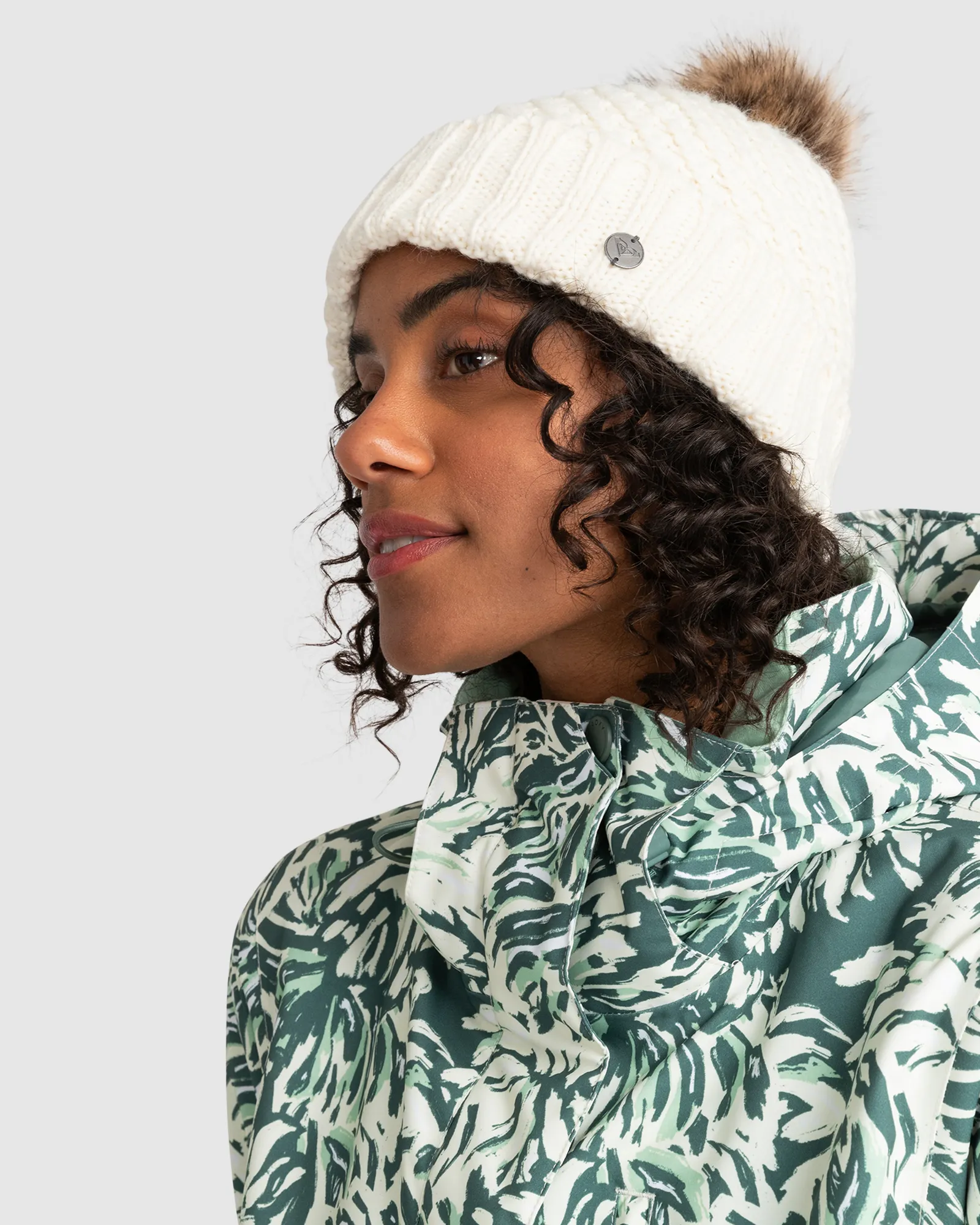 Roxy Womens Blizzard Beanie - Egret | SurfStitch