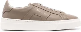 Santoni Gloria leather sneakers Brown